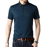 Sommer Herren Poloshirts Kurzarm Casual Tops T-Shirt Ha Qing XXXL
