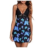 Aukbays sexy Dessous Damen für Sex, Latex, Crop Tops Damen, Crop Tops Damen Bauchfrei Camisole Tank Top Bedruckt Tshirts Sommer Slim Fit TräGertop Spaghetti Top Kurze ÄRmelloses Oberteile LäSsig