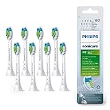 Philips Sonicare Original Aufsteckbürste Optimal White HX6068/12, entfernt bis zu 2x mehr Verfärbungen, RFID-Chip, Standard, 8er Pack, Weiß