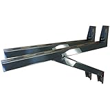 Schornstein Wandkonsole - Hochwertige Edelstahl Schornsteinhalterung zur Befestigung des Schornsteins an der Wand in allen Abständen (650mm)