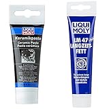 Liqui Moly P000414 Moly 3418 Keramikpaste 50 g & P000371 Moly 3510 LM 47 Langzeitfett + MoS2 100 g