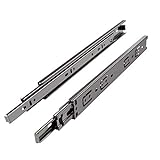 SOTECH 1 Paar (2 Stück) Vollauszüge KV2-35-H45-L400-NF Höhe 45 / Länge 400 mm/Teleskopschienen mit Tragkraft 40 Kg