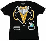 Adventure Time Mens T-Shirt - Jake Tuxedo Front Jake Pocket Imag