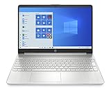 HP 15s-fq3207ng (15,6 Zoll / FHD) Laptop (Intel Celeron N4500, 4GB DDR4 RAM, 128GB SSD, Intel UHD Grafik, Windows 10, QWERTZ-Layout inkl. Microsoft Office 365 Single) silb