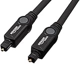 Amazon Basics Toslink Optisches Digital-Audiokabel, 3 