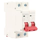 BuyWeek Mini-Leistungsschalter, DZ47-63Z-2P DC-Leistungsschalter, 500V MCB Mini-Leistungsschalter Sicherheitsschalter für Solaranlag