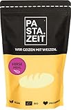 PASTAZEIT Bio Hirsemehl - Glutenfreie Mehl Alternative zum Backen & Kochen - Mehlergänzung - hochwertige Kohlenhydrate - Bio,Vegan, Glutenfrei (8 x 500g)