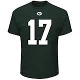 Majestic Athletic NFL Football T-Shirt Green Bay Packers Davante Adams #17 Trikot Jersey Receiver (L)