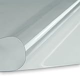LYSEL PVC Klarsichtfolie Fensterfolie Plane 0,4mm 140cm breit transparent durchsichtig (1 lfm)