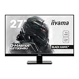 iiyama G-MASTER Black Hawk G2730HSU-B1 68,58 cm (27') Gaming Monitor Full-HD (VGA, HDMI, DisplayPort, USB 2.0) 1ms Reaktionszeit, FreeSync, schw