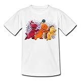 Der Kleine Drache Kokosnuss Matilda Oskar Polonaise Kinder T-Shirt, 122-128, Weiß