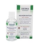 DERNA MUNDKONTUR Anti-Aging Schutzkonzentrat - 50 mL - mit 10% Niacinamid + Koffein + Arginin - An sensibler Haut mit 'SEHR GUT' g