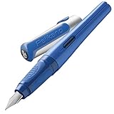 Pelikan 802901 Füllhalter Pelikano für Rechtshänder, M-Feder, Blau, 1 Stück in F