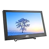 13.3 Zoll Tragbarer VGA Monitor, Kenowa Portable TFT Bildschirm Externer Monitor mit HDMI VGA für PC Computer/Laptop/Raspberry Pi / PS3 / PS4/PS5-XBOX, Aluminiumgehäuse, HD-Auflösung 1366 x 768 60 H