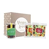 naschlabor | Veggi Naschbox | Ein Set aus drei veganen Bestsellern | Für alle Veganer zum Verschenken oder selbst N