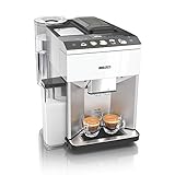 Siemens TQ507D02 EQ.500 integral Kaffeevollautomat, einfache Bedienung, integrierter Milchbehälter, zwei Tassen gleichzeitig, 1.500 Watt, weiß