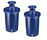 Longlast+ Wasserfilter, LongLast Ersatz-Wasserfilter für Brita Wasserkrüge und Spender, reduziert Blei, BPA-frei, Blau, 2 Stück