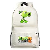 WANHONGYUE Plants vs. Zombies Cosplay Spiel Rucksack Casual Daypack Tagesausflug Reisetasche Beige /2