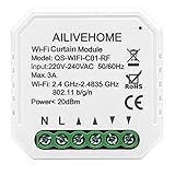 BeauFlw WIFI Smart Rolladen Jalousie Zeitschaltuhr Schalter Rolladenzeitschaltuhr Timer für Rolladenmotor Kompatibel mit Google Home und Alexa Echo (Rolladen Module)