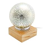 3D Glas Magisches Licht, Led Schlafzimmer Dekorative Leuchten, Nachttischlampe Nachttischlampe, Baby Tischlampe, Geeignet Für Baby Kinder Und Erw