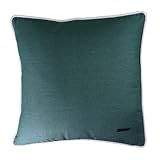 Esprit Kissenhülle Kissenbezug Dekokissen Geschenkidee 100% Baumwolle 45 x 45 cm grün-E