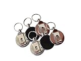 Ausweis JoJo,6 Pack Stahlseil Schlüssel JoJo Retractable Skipasshalter mit Schlüsselring und Aufrollmechanismus Abzeichen Halter für Kartenhüllen Ausweishalter Kartenhalter Halter Schw