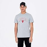 New Era - NBA Chicago Bulls Apparel T-Shirt - Grau Größe XXL, Farbe G