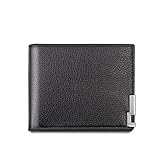 Leder Brieftasche Herren Vintage Schwarz Braun Leder Brieftasche Lässig Münze Tasche Karte Halter Geldbörsen Geschenk