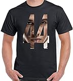 OHD Lewis Hamilton T-Shirt Merchandise 44 Short Sleeve Top Graphic Tee Printed T-Shirt for Men Gray L
