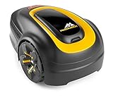 McCulloch ROB Elektrischer Rasenmäher S400, Mähroboter für Gärten bis 400 qm, Schnitt 20-50 mm, Steigung 35%, Mulchfunktion (Art.-Nr. 00096-77.980.25)