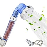 Duschkopf, Hochdruck gefilterter Duschkopf mit Schlauch und Halterung, 3 Einstellungen, wassersparende Handbrause für beste Duscherfahrung