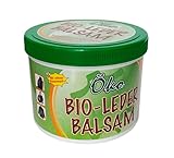 BIO-LEDERBALSAM 250ml mit Schwamm Bienenwachs Lederfett Lederpflege Pflege Leder Wachs 93