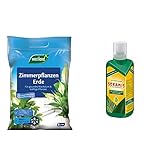 Westland Zimmerpflanzen Erde, 8 l – Erde mit Tongranulat für EIN gesundes Wachstum & Seramis 730413 Vitalnahrung für Grünpflanzen und Palmen, 500 ml – Pflanzendünger für optimales W