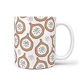 Xhnacdhmz Obst Tasse mit Henkel Tassen-Becher für Heißgetränke Keramik TeeTasse Tee Tasse für Tee Kaffee Milch Cappuccino Personalisierte Tasse Jubiläum Multicolor 330