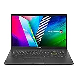 ASUS VivoBook 15 OLED K513 Laptop, 15,6 OLED Display, Intel i5-1135G7 CPU, Intel Iris Xe Grafik, 12GB RAM, 512GB PCIe SSD, Windows 11 Home, Indie Black, K513EA-AH54