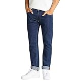 Lee Herren Jeans Daren Zip Fly - Regular Fit - Blau - Dark Stonewash W28-W46 85% Baumwolle Stretchjeans Denim, Größe:36W / 30L, Farbvariante:Dark Stonewash (L707MG46)