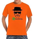 Touchlines Herren - Heisenberg Walther White T-Shirt, orange, XXXL, B1928-Orange-XXXL