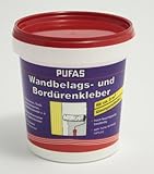 Pufas Wandbelagskleber und Bordürenkleber 750g Kleber für schwere Wandbeläg