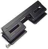 Herlitz 1610880 Doppel-Locher 1,5 schwarz mit Anschlag