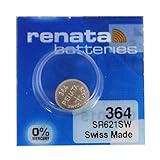 Renata 379 SR521SW AG0 LR521 D379 V379 CX521 618 Silberoxid-Quecksilberfreie elektronische Batterie x 1