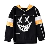 Baby Mädchen Halloween Umhang Hoodie Langarm Säugling Kleinkind Sweatshirts Hoodie Casual Tops Mode Mantel Outwear Warme Kleidung Kostüm Umhang Hut Outfit, A6_schwarz, 90