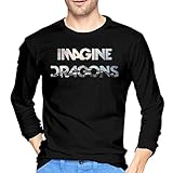 Imagine The Dragons Music T-Shirt T Shirt for Mens Herren Langarmshirt Baumwolle Tshirt Tshirts Für Männer Men Geschenk G