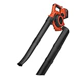 Black+Decker Akku Laubbläser und Sauger GWC3600L20 mit Häcksler und 17,5l Fangsack – Schnelles Umschalten von Laubsauger zu Bläser – Mit Power Select Funktion – Mit 36V Lithium-Ionen-Akku und 2,0