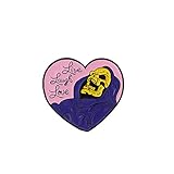 BBLL Brosche 80er Skeletor Lila Kapuze He-Man Meister des Universums Herz Leben Lachen Liebe Schädel Halloween Emaille Broschen Pins   1