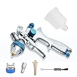 WMLBK 600ml Hochvolumen-Niederdruck-Lackierpistole-HVLP-Spritzpistole mit 1,4-mm-rostfreier Dü