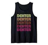Vorname Dexter Funky Retro Vintage Disco Design Tank Top