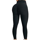 Loalirando Sport-Leggings, Damen, hohe Taille, Sporthose, sexy, figurbetont, für Yoga, Fitness, Gymnastik, große Größe Gr. Large, Schw