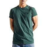 Superdry Herren Vintage Logo Emb Tee T-Shirt, Buck Green Marl, XL