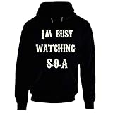 T-Shirt Sons of Anarchy I'm Busy Watching SOA TV Biker Show S.O.A.png Gr. XXXL, Schw
