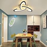 Wohnzimmerlampe LED Deckenleuchte Schlafzimmer Deko Dimmbar mit Fernbedienung Farbwechsel Kronleuchter Modern Büro Küche Decke Hängend Lampen Flur Kinder Badezimmer Schlafzimmerlampe Beleuchtung L